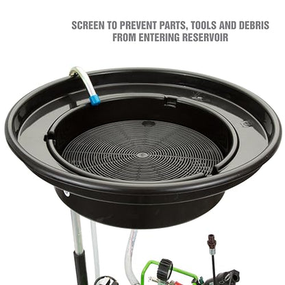 OEMTOOLS 21 Gallon Oil Drain Vacuum and Extractor, Automotive Oil Container - style: 21 Gallon Oil Drain W/ Vacuum and Extractor