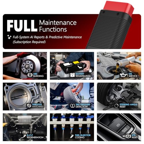 LAUNCH AIOBD AI-Powered Bluetooth OBD2 Scanner Full System AI-Assisted Diagnostic Tool OBD-II Code Reader Work with iOS/iPhone & Android