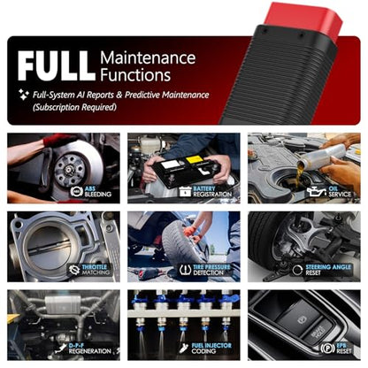 LAUNCH AIOBD AI-Powered Bluetooth OBD2 Scanner Full System AI-Assisted Diagnostic Tool OBD-II Code Reader Work with iOS/iPhone & Android