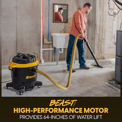Vacmaster Professional Beast Series 16-Gallon 6.5 Peak HP Wet/Dry Vacuum- VJH1612PF 0203 - size: 16 Gallon