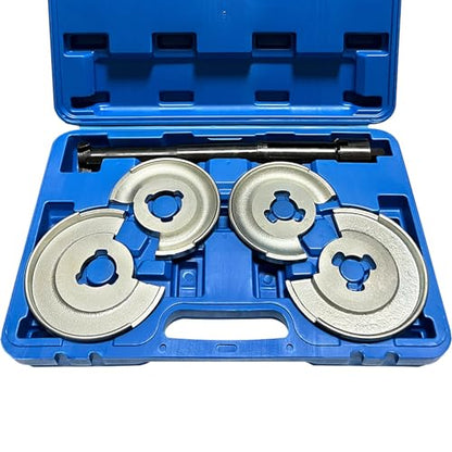 Suspension Coil Spring Compressor Repair Tools Set, 5PCS Internal Coil Strut Spring Compressor Front Rear Axle Repair Tool Kit Compatible for Mercedes Benz