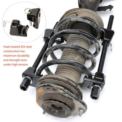 ReluxGo Macpherson Strut Spring Compressor Tool, 2PCS Heavy-Duty Coil Spring Compressor Automotive with Locking Pins 13/16" Socket 1/2" Drive to Compress The Coil Spring - size: 2PCS Spring Compressor Set