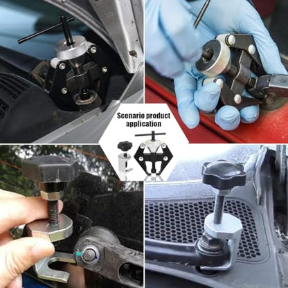 Car Windshield Wiper Arm Removal Tool Kit - Heavy-Duty Car Battery Terminal and Wiper Arm Puller Tool - Carbon Steel Arm Battery Terminal Bearing Remover Puller Repair Tool for Most Car SUV RV Truck