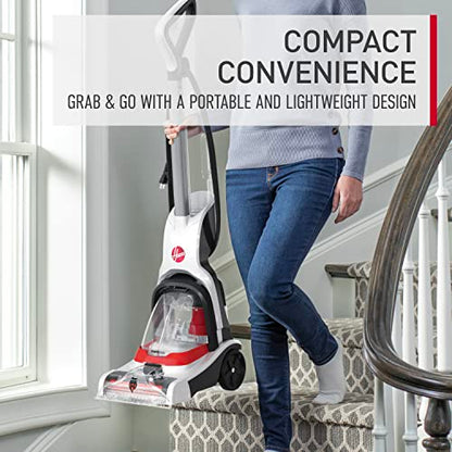 Hoover PowerDash Pet+ Compact Carpet Cleaner, Lightweight Carpet Shampooer | Heatforce Faster Drying, Pet Brush Roll, Use with a Carpet Cleaner Solution for a Bright, Refreshed Home - style: PowerDash Pet+