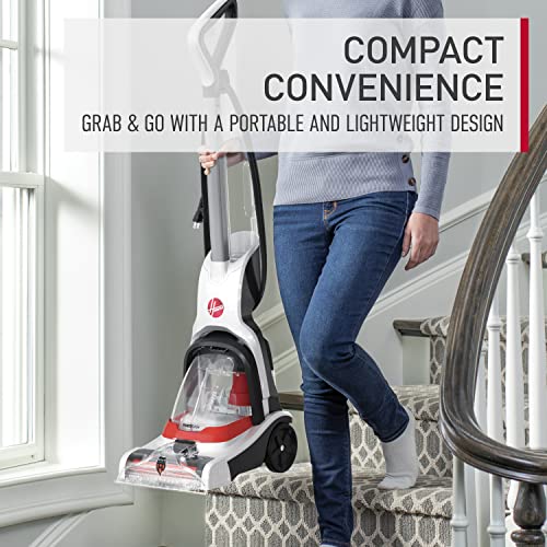 Hoover PowerDash Pet+ Compact Carpet Cleaner, Lightweight Carpet Shampooer | Heatforce Faster Drying, Pet Brush Roll, Use with a Carpet Cleaner Solution for a Bright, Refreshed Home - style: PowerDash Pet+