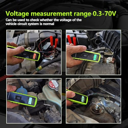 Topdiag P60 Automotive Power Circuit Probe Tester, 12-24V Power Circuit Probe Kit, Short Circuit Automobile Finder，AC/DC Voltage Tester, Component Activation Tool - style: P60