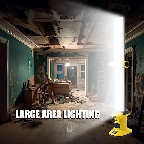Rechargeable LED Work Light, 1500 Lumens | Magnetic Base, Cordless Battery Powered, Underhood Light, For Car Repairing/Inspection/Garage/Workshop/Emergency