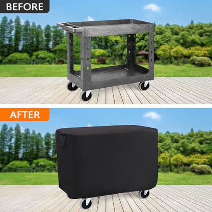 Rolling Tool Cart Cover 36in Waterproof 36x18x33in - size: 36" x 18" x 33"