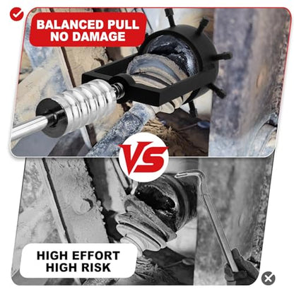 3.75" CV Axle Puller Tool with 8 Bolts, Axle Shaft Removal Tool, Slide Hammer Puller Set Heavy-Duty for UTV/ATV, Trucks