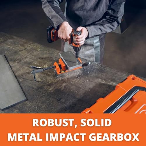 Fein ASCD 18-300 W2 AS Cordless Impact Wrench | Brushless motor and 6 Torque Settings, 1/2" Square Drive, Battery compatibiltiy Li-ion / CORE 18 V Li-ions, 71151061090 - style: ASCD 18-300