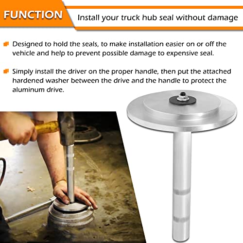 61850 Truck Hub Seal Installer Kit Fit for Size Seal for Class 7 & Class 8 Trucks, Trailers and Some Medium Duty Trucks