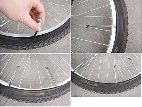 BlueSunshine Bicycle Tire Lever - Premium Hardened Stainless steel Levers to Repair Bike Tube - Must Have Tool Kit for Road Bicyclist - Set of 3