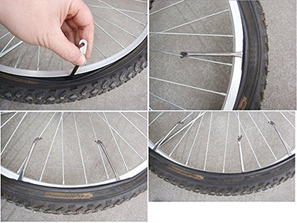 BlueSunshine Bicycle Tire Lever - Premium Hardened Stainless steel Levers to Repair Bike Tube - Must Have Tool Kit for Road Bicyclist - Set of 3