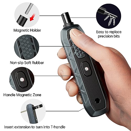 Precision Screwdriver Set with 21 Kinds of 160 Magnetic Bits, JAKEMY Multi-Bits Professional Laptop Screwdriver Repair Kit for Most Electronic Devices, Watch, Xbox, Console, Glasses, Doorbell, DIY - color: Fo168 - 180 in 1