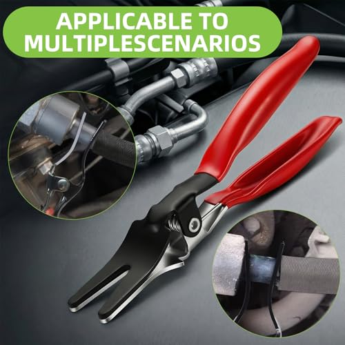 Automotive Hose Removal Pliers, Fuel & Vacuum Line Separator Tool | Quickly Disconnect Fuel & Vacuum Hoses, Effortless Fuel Line Pipe Separation, Fits Automotive and Marine Pipelines - color: 1 Option