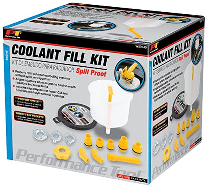 Performance Tool W89740 Spill Proof Coolant Funnel Kit