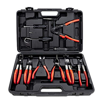 Mishimoto MMTL-HCR-9 Hose Clamp Plier Set, 9 Pieces