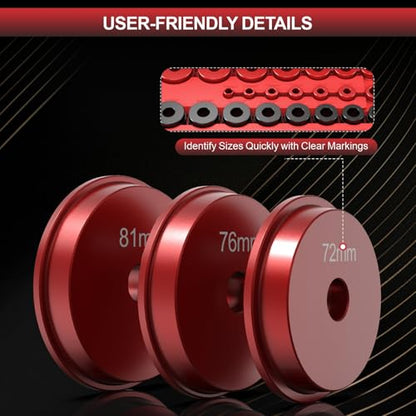 Marvelity 43 Piece Bearing Press Kit | Bearing Race & Seal Driver Set, Professional Seal Driver Installer Tool, Heavy-Duty, For Automotive & Machinery Repair