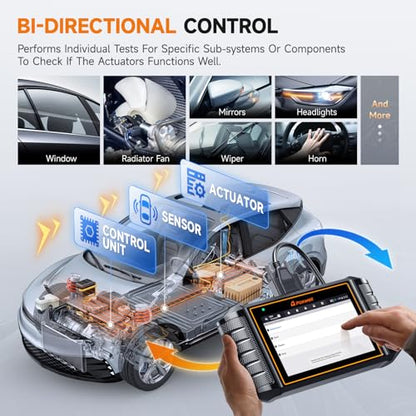 FOXWELL NT710 fit for GM Diagnostic Scan Tool, Bi-Directional All System OBD2 Scanner for Chevrolet Buick GMC Cadillac, All Resets Code Reader Oil EPB SAS TPMS ABS Bleeding Throttle Crankshaft Relearn