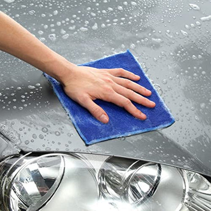 Ragnify Clay Towel Auto Detailing Scratch Free and Paint Safe fine Grade Clay Bar Cloth for Car Detailing, Polishing and Removing Paint Contaminants (Blue Regular) - color: Blue Regular