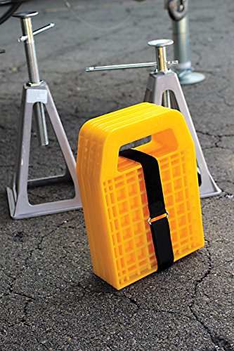 Camco RV Stabilizing Jack Pads - Features Interlocking Design & Includes Handy Strap for RV Storage and Organization - Molded of Strong UV Stabilized Polypropylene - (44595), 4 Count (Pack of 4) - size: 6.2-Inch x 6.2-Inch (Pack of 4), style: Pack of 4