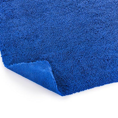 The Rag Company - Creature Edgeless Auto Detailing Towels (10-Pack) Professional 70/30 Blend, Dual-Pile Plush Microfiber, Buffing & Polishing, 420gsm, 16in x 16in, Royal Blue - color: Royal Blue