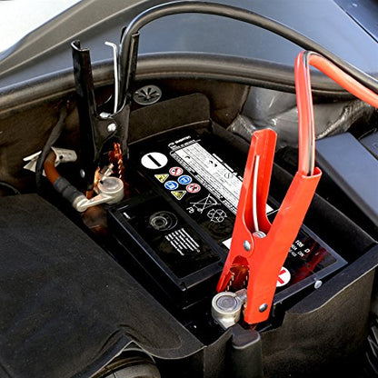 EPAuto 6 Gauge x 16 Ft Heavy Duty Jumper Cables Emergency Boost Kit Car/SUV | With Safety Gloves & Travel Bag (Safe Jump Start for Dead Batteries) For Car & SUV - size: 16-Feet x 6-Gauge