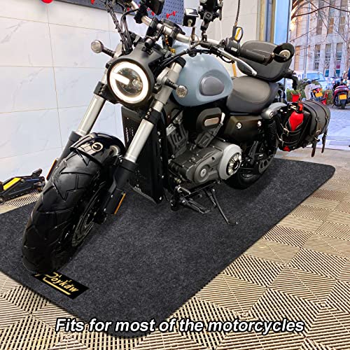 Roykaw Garage Floor Mat and Mechanic Pad, Motorcycle Parking Mat,Protect Floor from Spills, Drips, Splashes and Stains, Oil Absorbent/Cut to Size/Waterproof/Non Slip Design - 39.3" x 72.8" - size: 39.3x72.8"