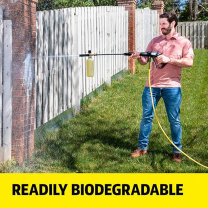 KÄRCHER House & Siding Cleaner, Removes Dirt, and Grime, Highly Concentrated, Makes up to 40 gal of Cleaner, Readily Biodegradable, For Pressure Washers - style: House & Siding Cleaner