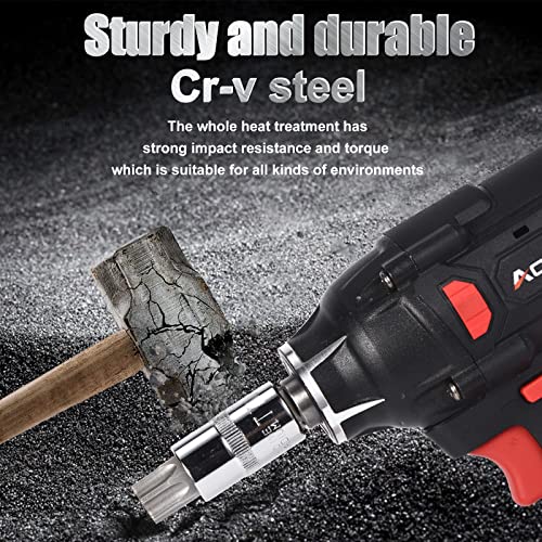 AOBEN 64Pcs Master Torx Bit Socket and External Torx Socket Set, 1/4, 3/8, 1/2-inch(E4-E24, T6-T70,TT6-TT70,TP8-TP60), S2 and Cr-V Steel, Includes Socket Adapters - size: Large
