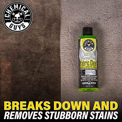 Chemical Guys, Foaming Citrus Fabric & Carpet Cleaner, Seats & Mats, 32 oz | High-foam cleaner lifts coffee, soda and food stains and odors from seats, carpet and floor mats, citrus scent - size: 32 Fl Oz (Pack of 1)