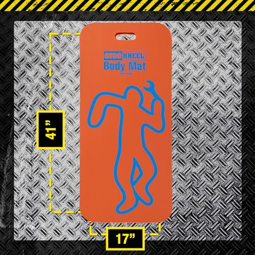 Body Work Mat, 41" x 17", 1" Thick Closed-Cell Foam | Heavy-duty body pad, Closed-cell foam, Aircraft maintenance, Industrial work, Garage use, Anti-fatigue - size: Body