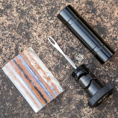 Handlebar End Plugs with Tubeless Tire Repair Kit - Handlebar Insert Fix a Puncture or Flat Includes Bar Plugger Tool and Plugs - Bike Tool for Mountain,Road Bicycle - style: TRT-001