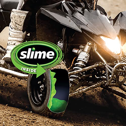 Slime 10008 Flat Tire Puncture Repair Sealant, Prevent and Repair, Tubeless Mower and ATV Tires, Non-Toxic, eco-Friendly, 24 oz Bottle - size: 24oz
