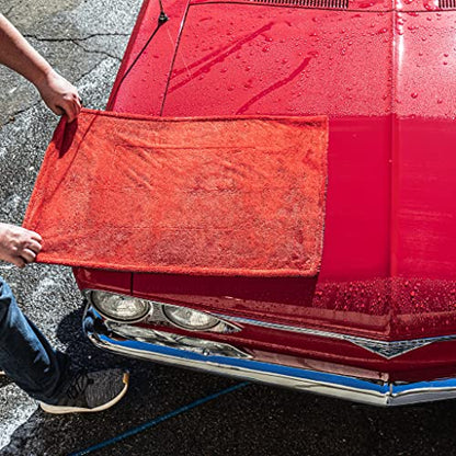Jay Leno's Garage Car Detailing Kit with Bucket – Essential Car Cleaning Kit, Sprays, Liquids, Microfiber Towels, Applicators and Wash Mitt, All-in-One Car Detailing Kits for Interior & Exterior Care - style: Essential Detailing