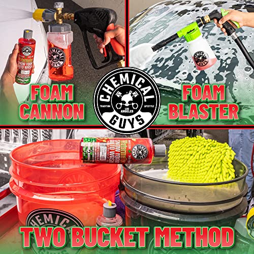Chemical Guys CWS20816 Watermelon Snow Foam Car Wash Soap, (Works with Foam Cannons or Bucket Washes) Safe for Cars, Trucks, Motorcycles, RVs & More, 16 fl oz, Watermelon Scent - size: 16 Fl Oz (Pack of 1), style: SOAP