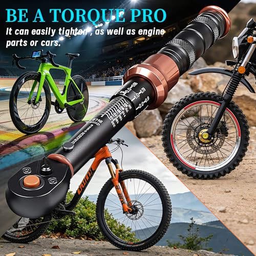 Torque Wrench 1/4-Inch Drive Dual Range Scales 20-240 In.lb/2.3-27.1Nm | ±3% Precision, 72 tooth Dual-direction Torque Wrenches for MTB, E-Bike, Moto Maintenance - size: 【1/4-Inch DR.20-240 IN.LB】