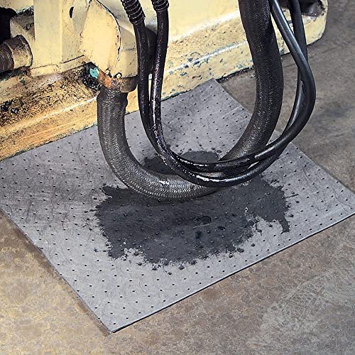 PIG Premium Absorbent Mat Pads | 100 Oil Absorbent Pads | The Original PIG Mat | 15" x 20" Oil Pads | Each Pad Absorbs 28 oz | Total Absorbency is 22 Gallons | 100-Count | MAT203 - size: 100 Count