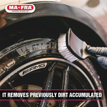 MANIAC LINE MAFRA Wheel and Tyre Cleaner | 2 in 1 for Rims and Tyres | Fast Brake Dust and Road Film Removal | Foam or Spray Application | Safe on Alloy Painted and Clear Coated Wheels | 1 Liter - size: 33.8 Fl Oz (Pack of 1)