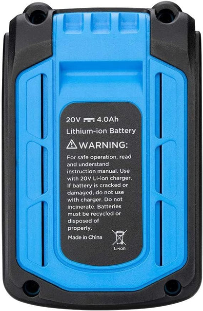 Neiko 40063 20-Volt Lithium-Ion Rechargeable Replacement Battery 10878A Impact Wrench, Impact Wrench and Charger Unit Sold Separately - style: Battery for 10878A