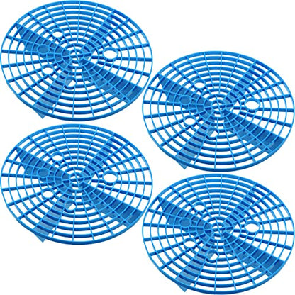 Tallew Car Wash Bucket Insert Grit Traps for Car Washing Detailing Kit Accessories Cleaning Tool Fits 12 Inch Diameter Bucket or 3-5 Gallon(Blue,4 Pieces) - color: Blue