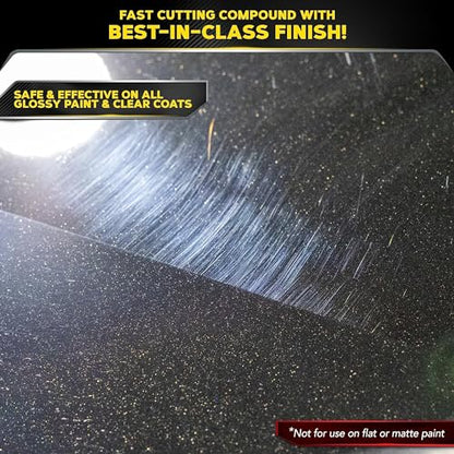 Meguiar’s Mirror Glaze Ultra-Cut Compound, Car Polishing Compound for Car Paint to Remove Light Defects and Restore Clarity; Use On Cars, Trucks & Suvs - 32 Fl Oz - size: 32 Oz, style: Ultra-Cut Compound