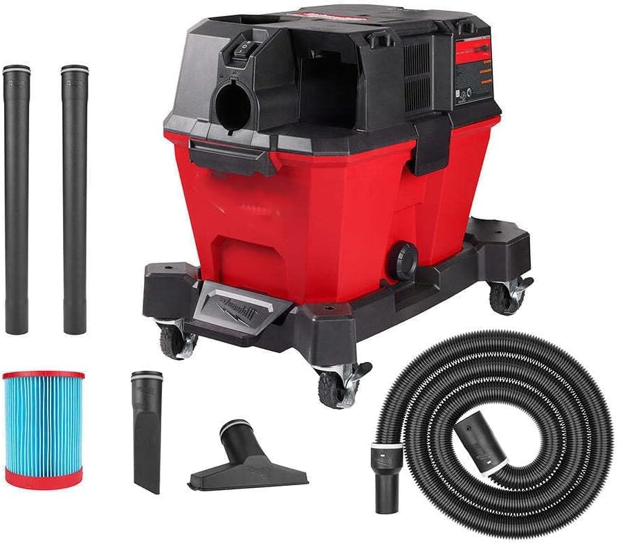 0910-20 Wet/Dry Vacuum is Compatible with Milwaukee 0910-20 M18 6 Gallon Wet/Dry Vacuum, Black and Red