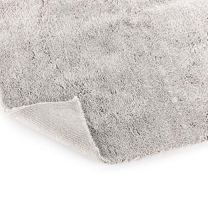 The Rag Company - Creature Edgeless Auto Detailing Towels; Professional 70/30 Blend, Dual-Pile Plush Microfiber, Buffing & Polishing, 420gsm - 16in x 16in - Ice Grey - 10-Pack - color: Ice Grey