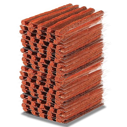 100 Pcs Tire Repair Plugs, Tire Repair Gum for Tubeless Puncture,Tires Strings Rubber Plug Tool for Car, RV, SUV, ATV, Motorcycle, Truck,Tractor - color: 100 Pcs Red