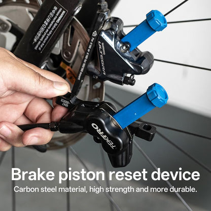 Bicycle Hydraulic Disc Brake Piston Reset Tool - Universal Brake Caliper Spreader & Pad Press Fit Most Mountain and Road Bike Disc Brakes