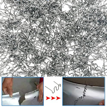 1000pcs 0.8mm Plastic Welder Staples,Welding Staples,Wave Hot Staples Welding Rods Supplies for Welder Gun to All Plastic Fix Repair Car Bumpers,Cracks - color: 1000pcs 0.8mm Wave Staples