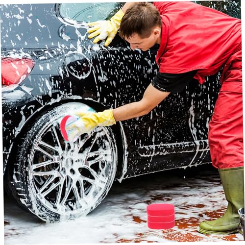 Zerodeko 10pcs Car Tire Waxing Brush Set Removable Applicator Handle for Efficient Car Cleaning and Polishing for Tire Shine and Maintenance