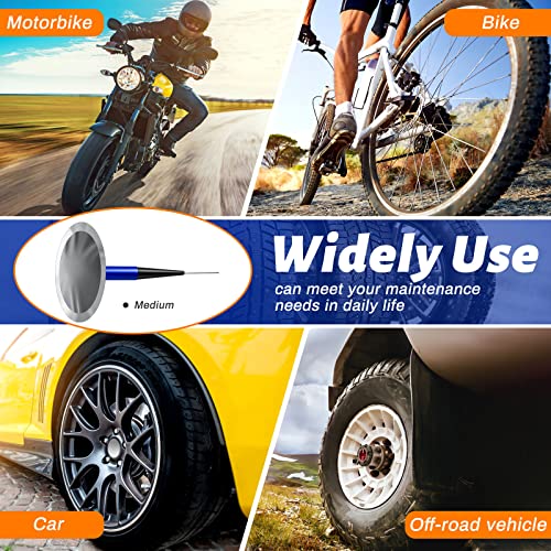 Frienda 24 Pcs Tire Patches Kit 1/4" x 1 7/8" Rubber Tire Repair Patch Mushroom Plug Kit Rubber Puncture Repair Plug for Car Motorcycle Truck Bus - size: 1/4" x 1 7/8"