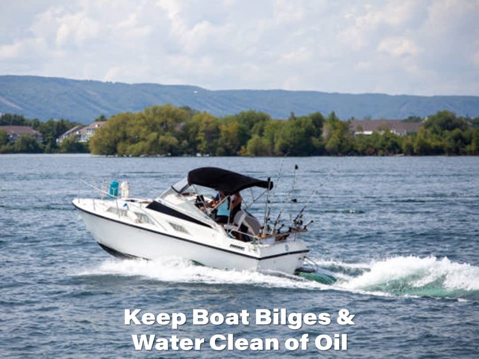 Oil Eater Oil Only Absorbent Pads - for Bilges, Boats, Vehicles and Tools - 6 Pack, White, 15" x 18" (AOA-BPH006-WHITE) - style: 6-Pack-White